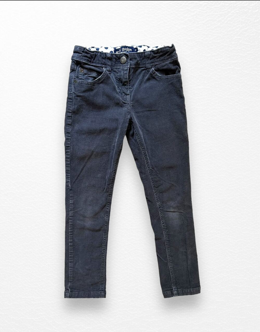 Mini Boden Gray Corduroy Jeans, Size 8